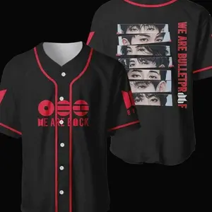 Vintage Bangtan Arirang World Tour Baseball Jersey - K-Pop Aesthetic Streetwear - Army Concert Merch - Retro Oversized Mesh Jersey