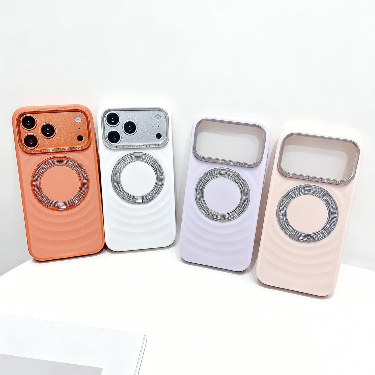 Magnetic Phone Ring Holder for 17 Pro Max 17Pro Case, 360 Rotation Ring Stand, Compatible with Mag-Safe, Military Grade Drop Tested