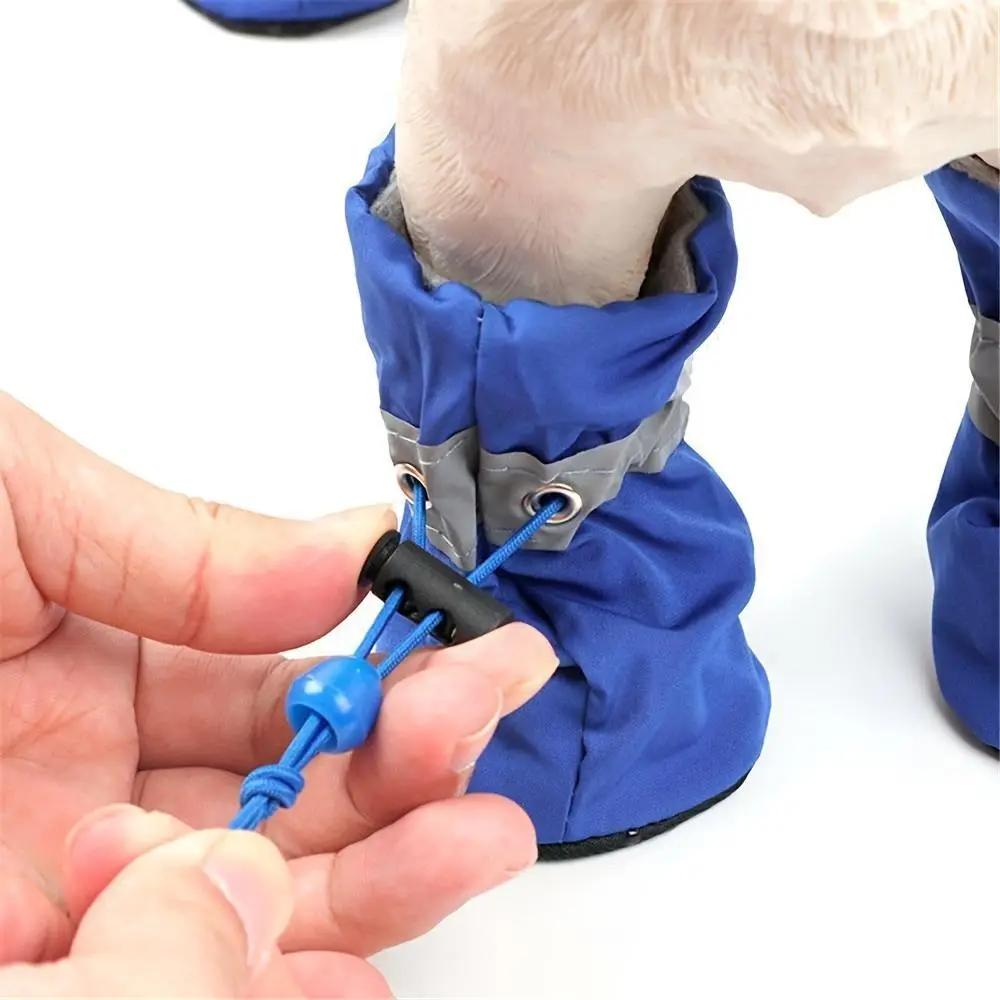 4Pcs Pet Paw Shoes - Waterproof, Wear-Resistant Outdoor Wear for Pet Walking & Paw Protection, Foot Protection