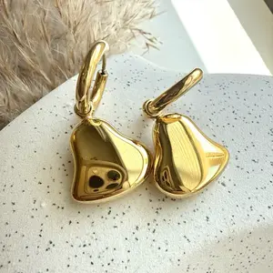 Heart Huggies Earrings
