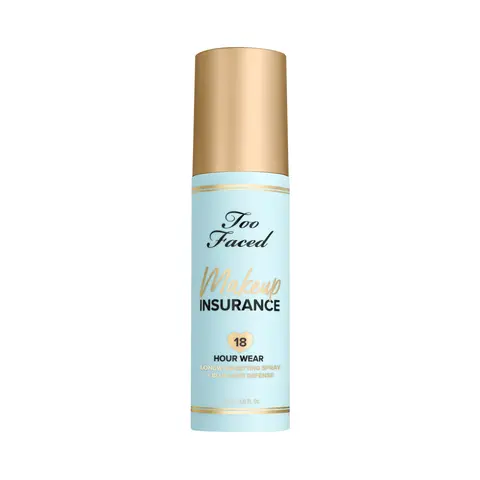 Too Faced Makeup Insurance Setting Spray | Sets Makeup for 18 Hours, Defends Against Blue Light Damage | Transfer-Resistant, Alcohol Free Formula