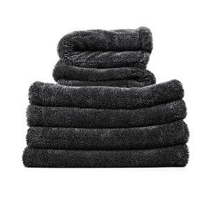 [Deals For You Days] Ultra Absorbent Car Drying Towel - 24” x 36”/16” x 16”,  No Streaks, Scratches, or Water Spots - Large Premium 1300 GSM Microfiber - Double Twist Pile, 1 Quick & Effortless Dry