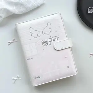 MINKYS PU Leather Angel Wings Cute A5 Kpop Photocards Collect Binder idol Photo Card Book Idol Storage Album Stationery