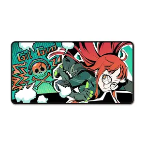 Extra Large Anime Gaming Mousepad - with Anti-Slip Rubber Base, Anime Redhead Girl Gaming Deskmat