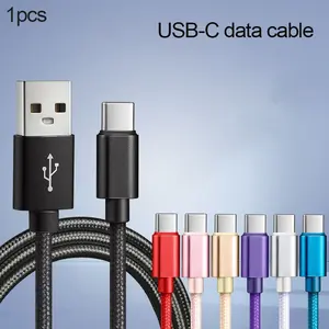 USB-C Fast Charging Cable, Nylon Braided USB a to C Charger, Data Sync Line, Compatible with Samsung Galaxy a Series, Motorola Android Phones