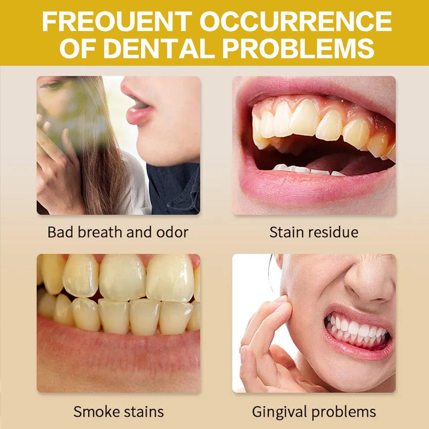 Zaidoc Ginger Toothpaste | Remove Stains, Repair Gums, Freshen Breath, Fluoride-Free, Safe for Sensitive Teeth 120g