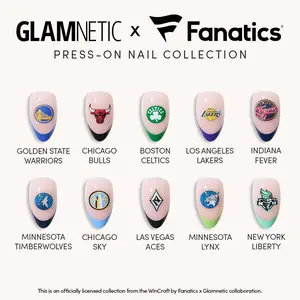Glamnetic x Fanatics NBA/WNBA Press-On Nail Collection