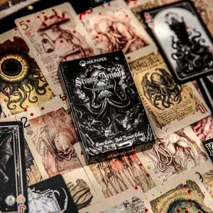 54 Standard Poker Cards, Dark Style, Vibrant Colors, Smooth Feel, Perfect for Family Entertainment, Magic Parties, Holiday Gifts