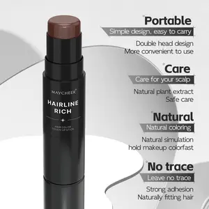 Maycheer Hairline Filler Stick, Forehead Bang Color Correction, Hair Shadow Concealer, Essential for Office Workers, Natural Look Enhancement