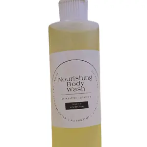 Fragrance Free Nourishing Body Wash 250ml - Ideal for DIY with Scented Aroma Shea Butter & Vitamin E - Gold Satin Mood, Black Butter, Angels Share, Rose Passion, Fever, Eladaria & More