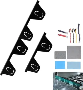 Stove Gap Filler,2Pcs Stove Gap Covers Stainless Steel, Stove Counter Gap Cover,Heat Resistant and Easy to Clean,Heat Resistant Guard Between Stove Top & Counter,Contains 12 count Kitchen Cleaning Kits