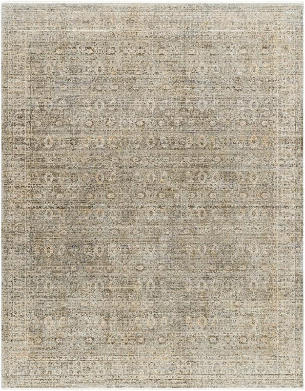 Livabliss BOMG2304-71010 Multi-Colored Large-Format Fringe Area Rug, 7ft10in x 10ft Machine-Woven Margaret Rectangle Rug, Fringe Area Rugs, Large-Format Area Rugs