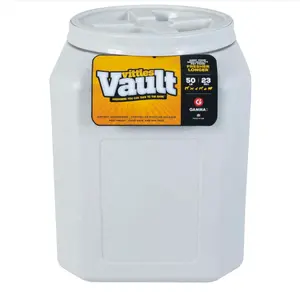 Vittles Vault by GAMMA2 Pet Food Container, 50 Lb, dog food storage, pet food bin, dog food bin, airtight container, kibble container, pet organizer