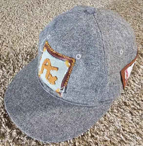 Applesmith AX. Collective Leather Strapback 100% Wool Sandlot hat Streetwear USA