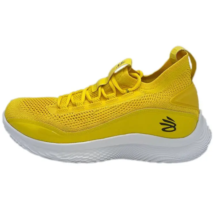Under Armour Curry 8 Team Mid-Top Basketball Shoes for Men and Women with Round Toe Comfort, Synthetic Overlays, Ua Flow Foam