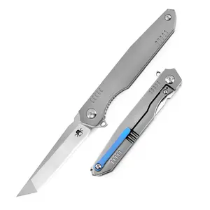 KLAKEN B01 RAEF, M390 Blade With Titanium Handle EDC Folding Pocket Knife