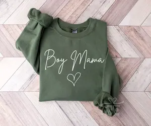 Boy Mama Sweatshirt, Mother's Day Gifts, Mama Tees, Boy Mom Sweater, Mama Crewneck, Gift For Her