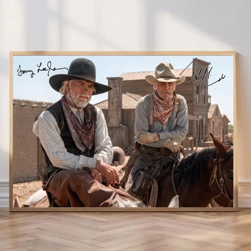 [NO FRAME] Vintage Lonesome Dove Movie Poster, Gus McCrae, Signature Lonesome Dove Poster, Robert Duvall Classic Western Wall Art, Aesthetic Print