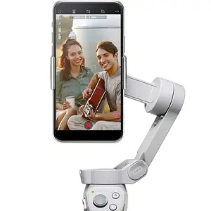 Portable and Foldable OM 4 SE - 3-Axis Smartphone Gimbal Stabilizer with Tripod, Magnetic Design, ActiveTrack 3.0, Story Mode - Ideal for Vlogging, YouTube, TikTok Videos on Android and iPhone