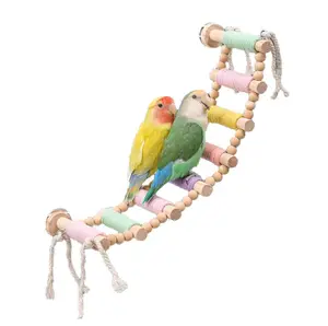 Bird Cotton Rope Climbing Ladder for Parrots