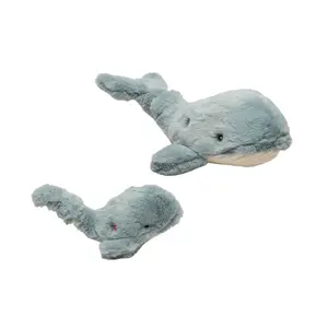 Hugglehounds® Knotties® Mobie Whale Plush Dog Toy for Playtime Fun