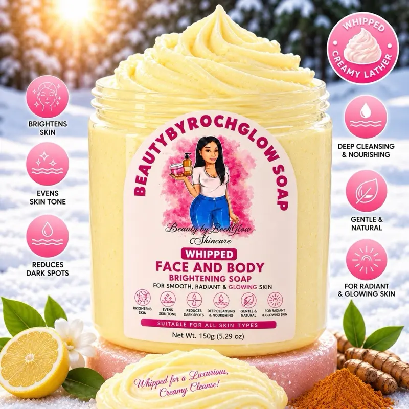 Beautybyrochglow Whipped face and body Soap Beautybyrochglow Whipped face and body Soap