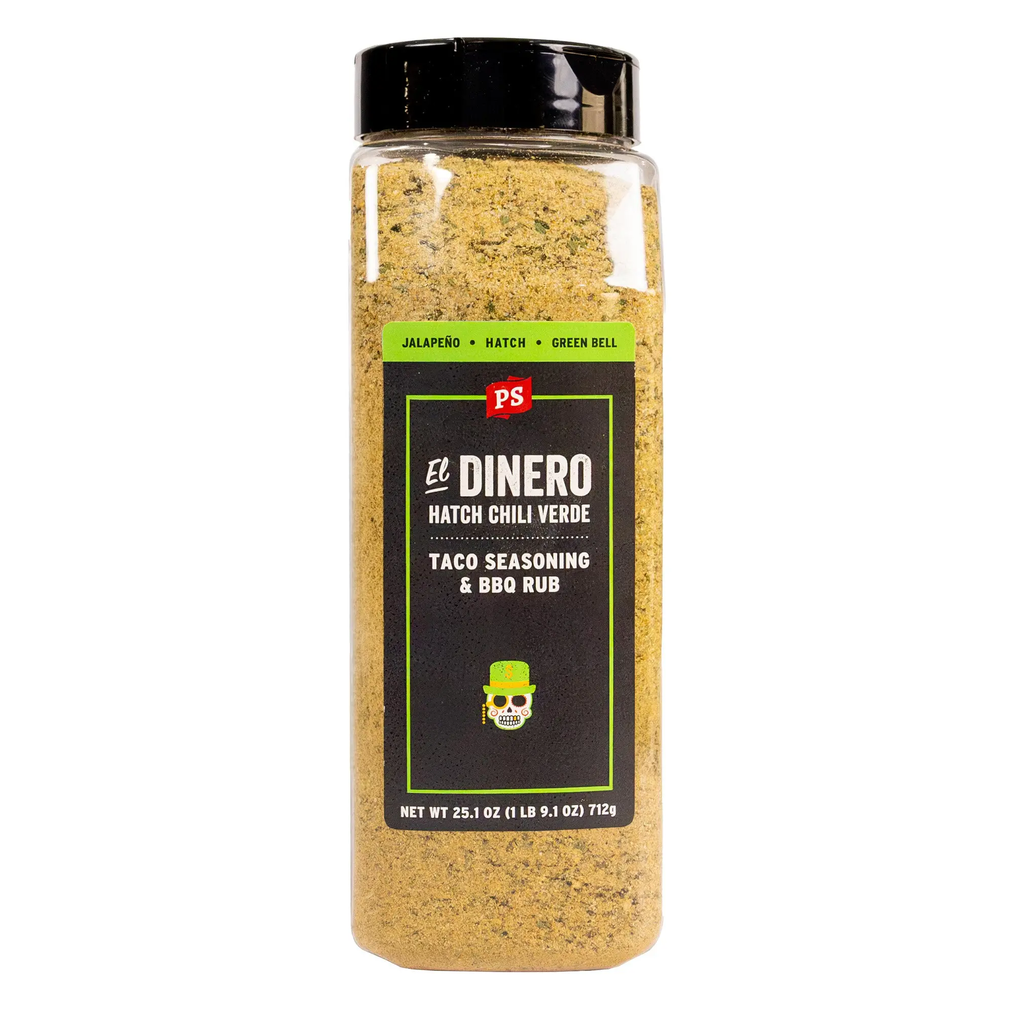 El Dinero - Hatch Chili Verde Taco Seasoning & Rub - Large