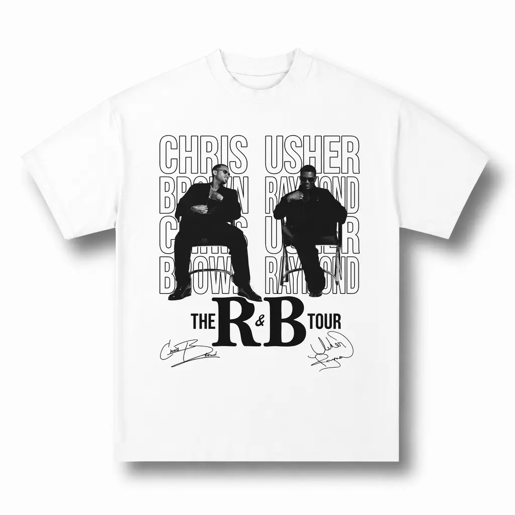 THE R&B TOUR 2026 Shirt, Raymond & CBrown Tour T-Shirt unisex tee