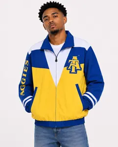 North Carolina A&T Full Zip Windbreaker Tech