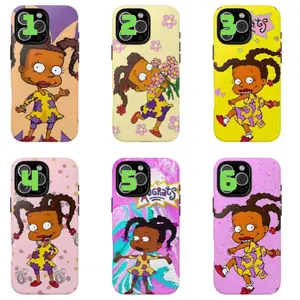 Cute 90s R-Rugrats Susie Phone Case 90s Cartoon Multiple Designs Cover Compatible for iPhone 17Air 16Promax 15 14 13 12 11 and for Samsung Galaxy S21-S25 Perfect Gift for Fans Her/Him Cute Phone Cases