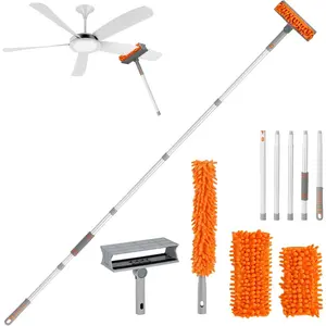 Ceiling Fan Cleaner Duster, Ceiling Fan  Cleaner with Extension Pole 72in, Washable  Microfiber Duster Pad