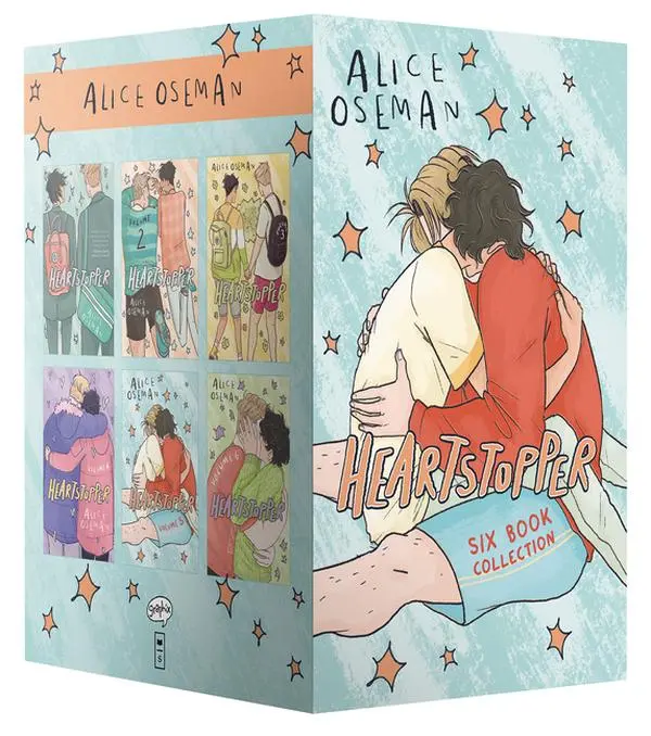 Heartstopper #1-6 Box Set by Alice Oseman (Hardcover)