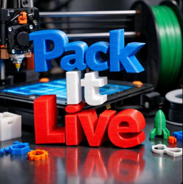 3D Prints - Pack It Live