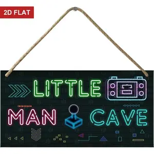 Gamer Room Decor For Boys Bedroom Wall Decor For Men Gaming Decor Game Room Accessories Kids Decorations For Bedroom Little Man Cave Wooden Door Sign Cool Stuff For Your Room Gaming Wall Art 11.8x5.9 In Wall Art Hanging