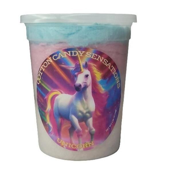 Unicorn Gourmet Cotton Candy - Cotton Candy Sensations 200+ Flavors - White Chocolate, Blueberry and Strawberry - Magical