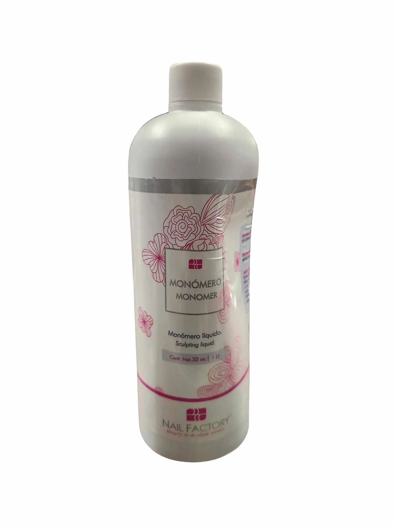 Nail Factory EMA Acrylic Monomer Liquid, Professional Manicure Product for a Smooth Application and Flawless Finish, 32 fl oz Bottle
