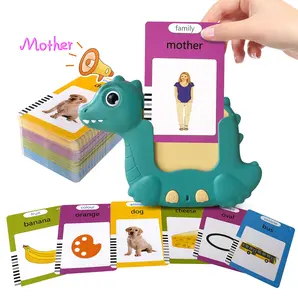 Talking Flash Cards Learning English Toys for Boys and Girls, Learning Cards Sensory Toys, Speech Training Toys, 112 Cards 224 Sight Words Speaking Flash Cards,Montessori Interactive Educational Learning Tools Birthday Gifts
