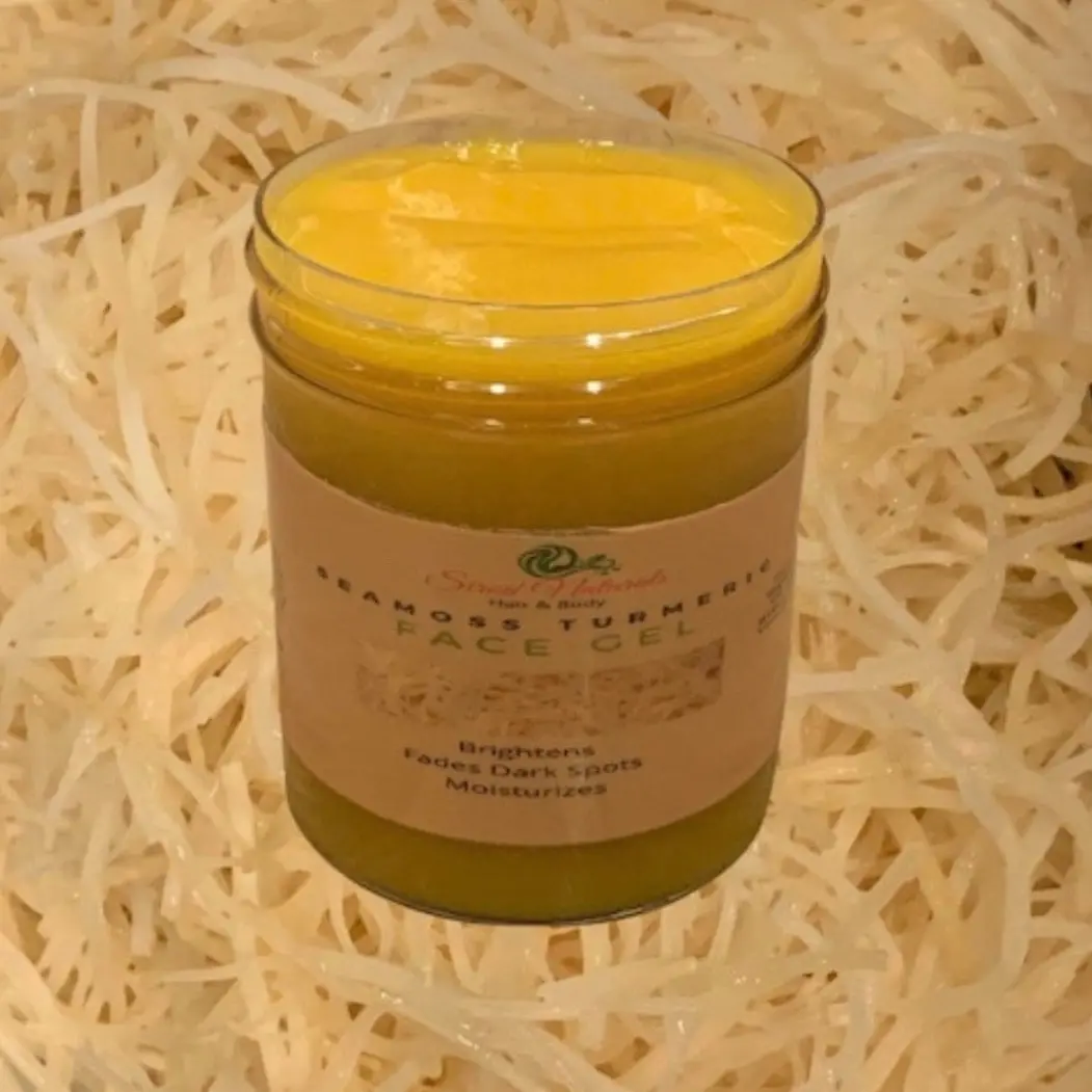 Organic Seamoss Turmeric Brightening Face Gel Organic Seamoss Turmeric Brightening Face Gel