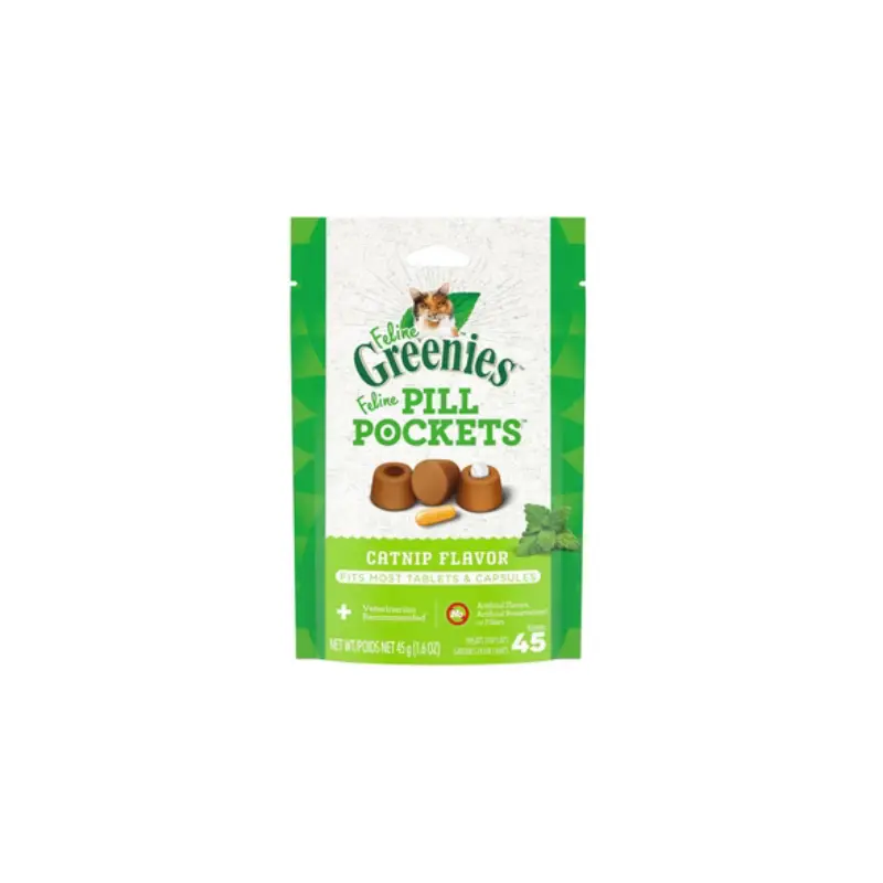 Greenies Feline Pill Pockets Salmon Flavor Treats for Cats