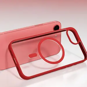 Phone Cover Features a Magnetic Design And Is Compatible with for Iphone 17E/16E, 17 Pro Max, 17, 16, 15, 14, And 13 Pro, Showcasing a Transparent And Sturdy Hard Back