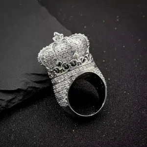 Men's Crown Ring,  Crown Ring, Street Hip-Hop Style Ring, Crown Pinky Ring, Gift for Men  Promise Jewelry Ring