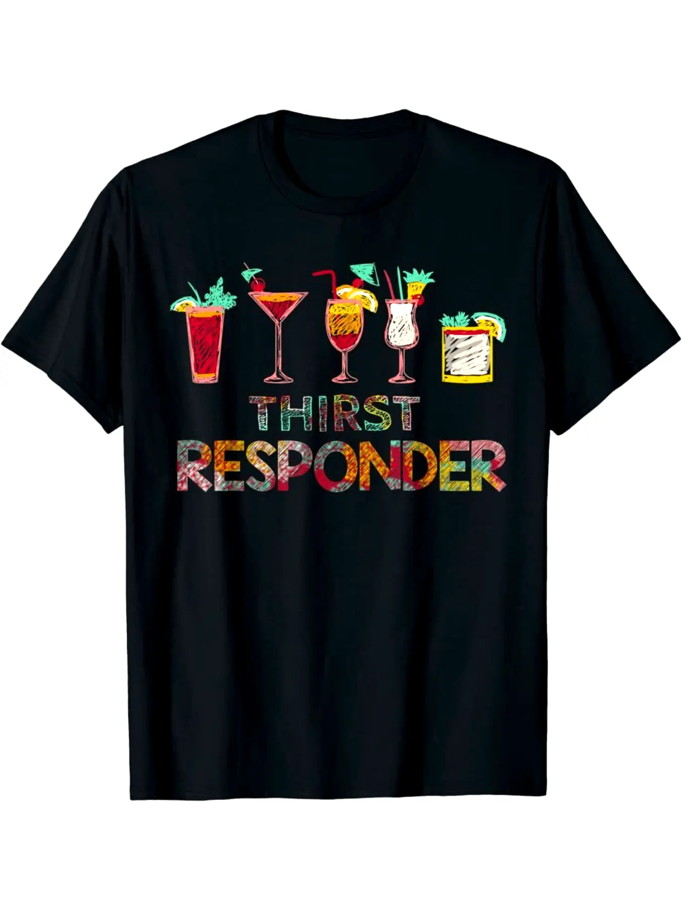 Funny Bartender Mixologist T-Shirt - Thrill Seeker unisex soft cotton short sleeve t shirt, vintage graphic casual tee for men women teens, perfect birthday holiday gift for camping travel gym daily street casual wear