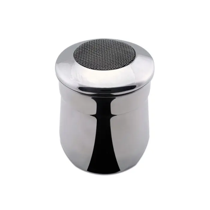 Ilsa V271-SMALL 3.5 oz Cocoa Shaker with Screen - Inox - Small