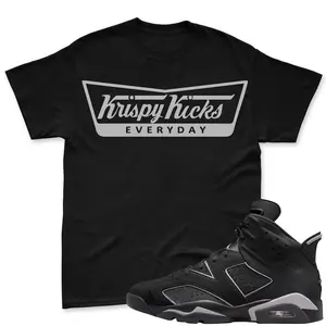 AJ 6 Cap and Gown Match T Shirt, KRISPY KICKS! Graphic Tee, 90s Hip Hop Tee, Gift For Women and Man Unisex T-Shirt, Cozy Gift