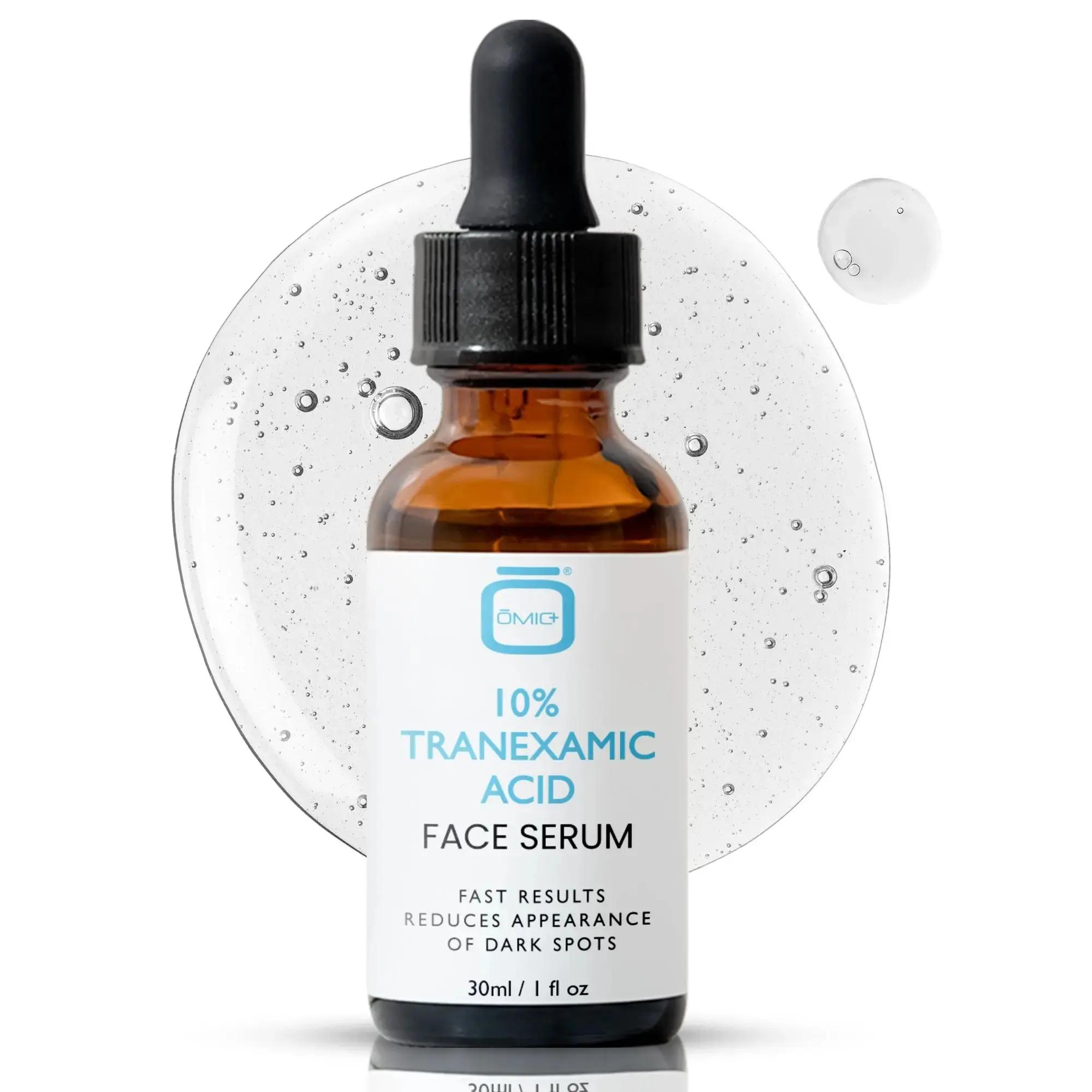 Omic+ 10% Tranexamic Acid Face Serum - 30ml, Fades Dark Spots, Targets Discoloration