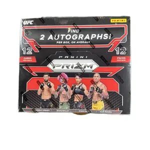 Panini 2023 Prizm UFC Sealed Hobby Box 2 Autos Guaranteed Alex Pereira RC Bo Nickal RC 12 Cards Per Pack 12 Packs Per Box