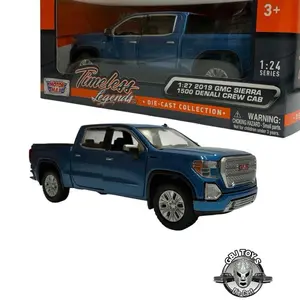 GMC 2019 Sierra 1/27 Denali Crew Cab Metallic Blue Die-Cast Collection