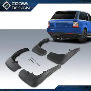 CROSSDESIGN 4pcs Splash Guard Mud Flaps Fit For 2006-2013 Land Rover Range Rover Sport L320
