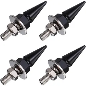4 count Spikes License Plate Screws,   Plate Frame Fastenings Bolt, Anti- Kit, Anti-  Plates Frame Fastenings for