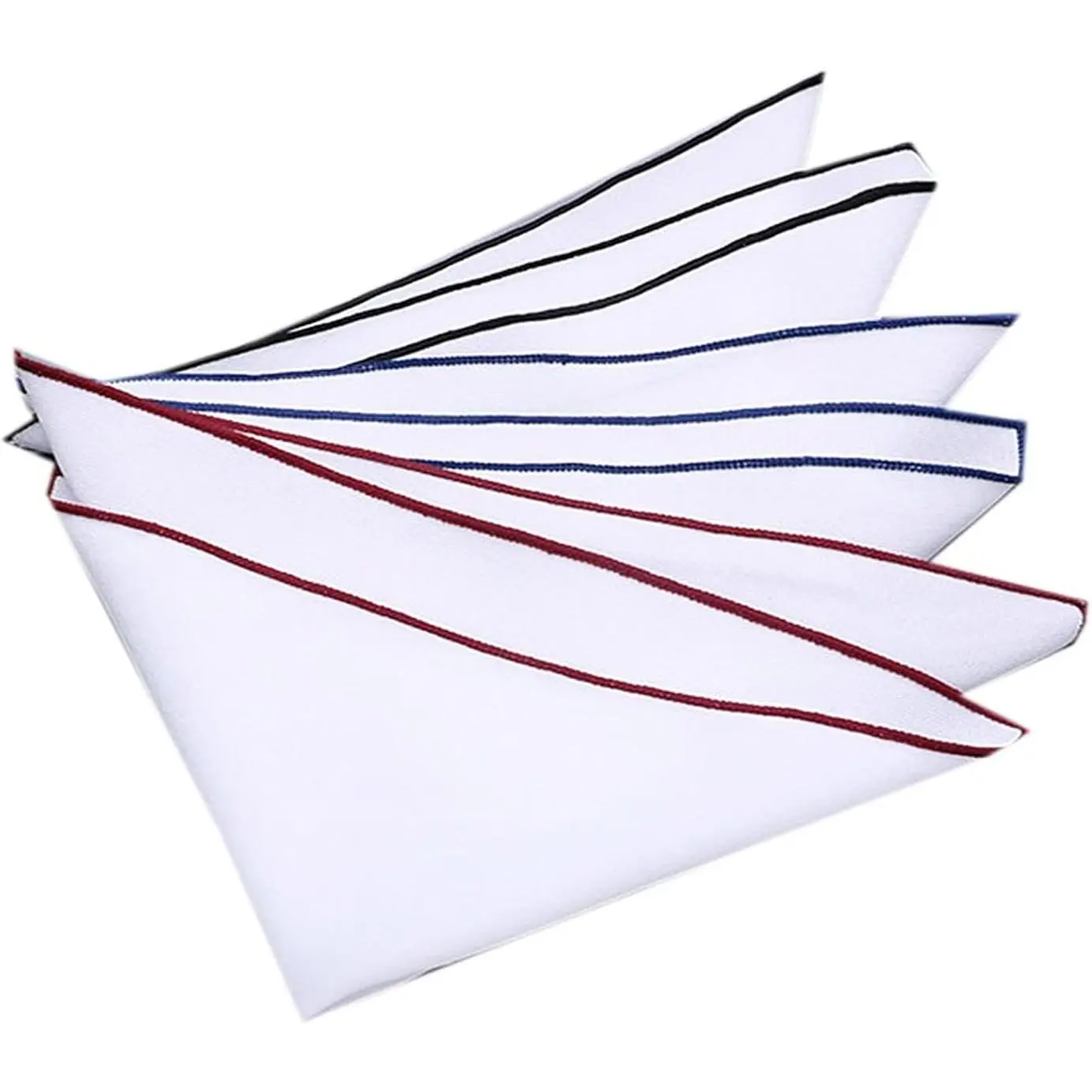 Mens White Pocket Square - Pack of 3 Mens White Pocket Square - Pack of 3
